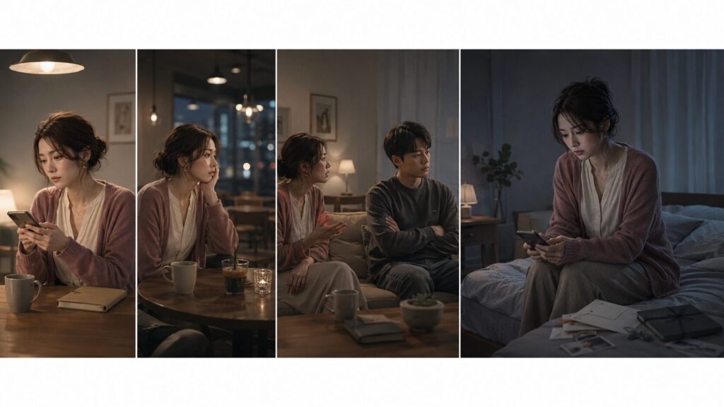 忙しいの一言で会話を終えられ、予定や生活、自信が少しずつ縮んでいく女性