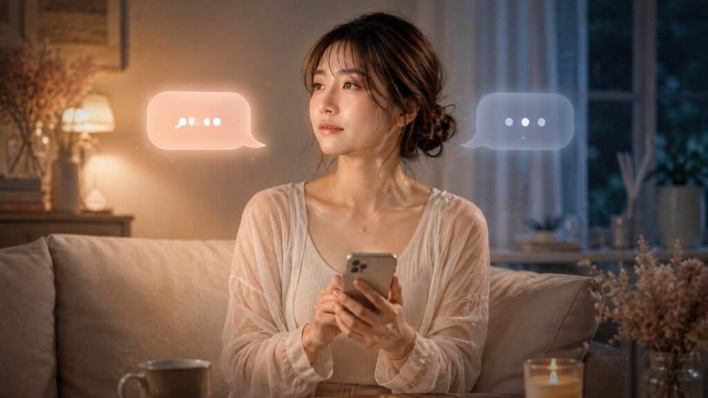 LINE交換や夜デートを断った後の男性の反応で関係を続けるか判断する女性