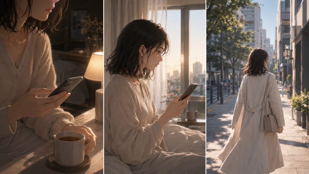 気になる男性を短く誘い、結果にかかわらず前へ進む女性